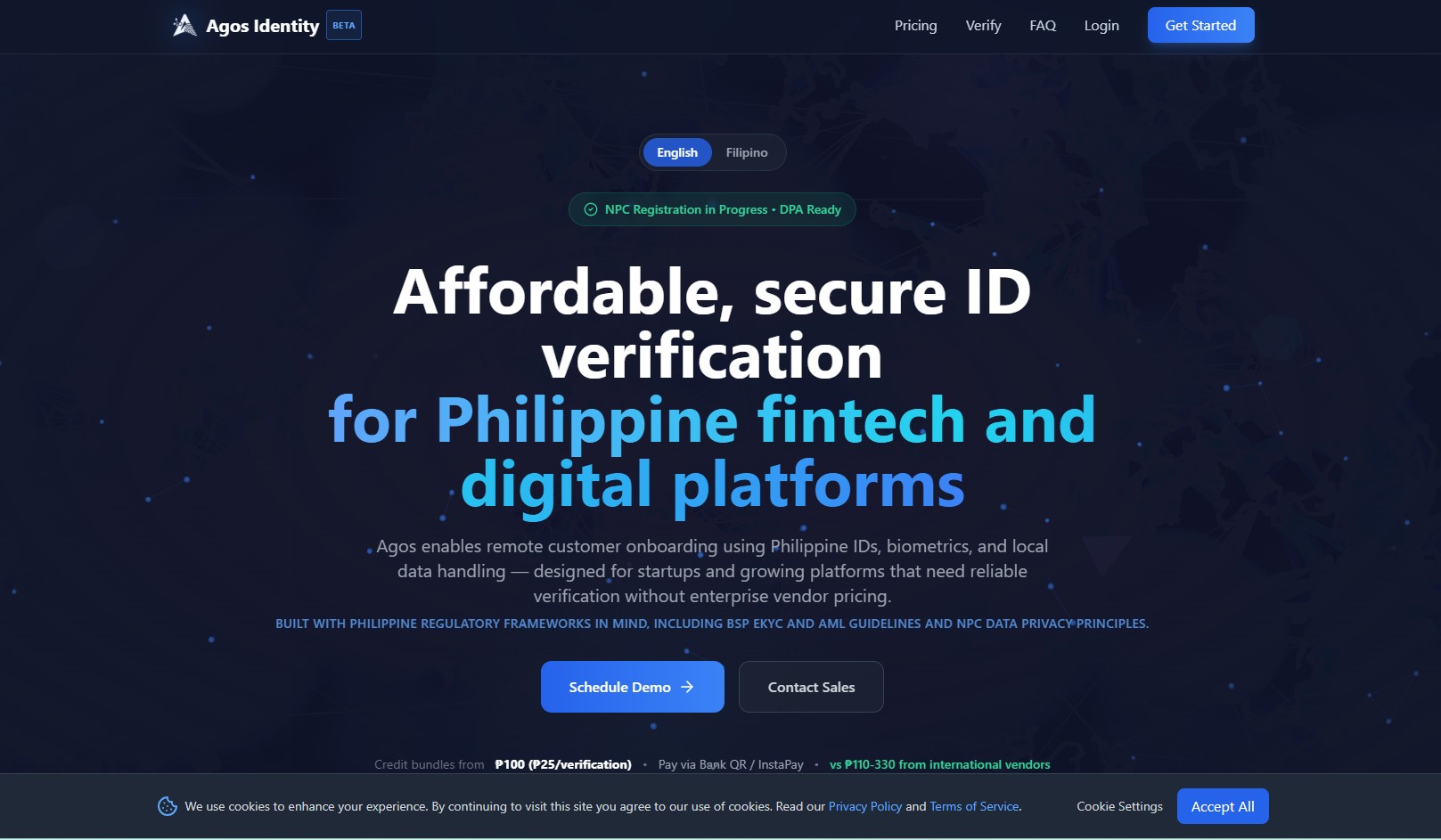 Agos Identity - eKYC SaaS