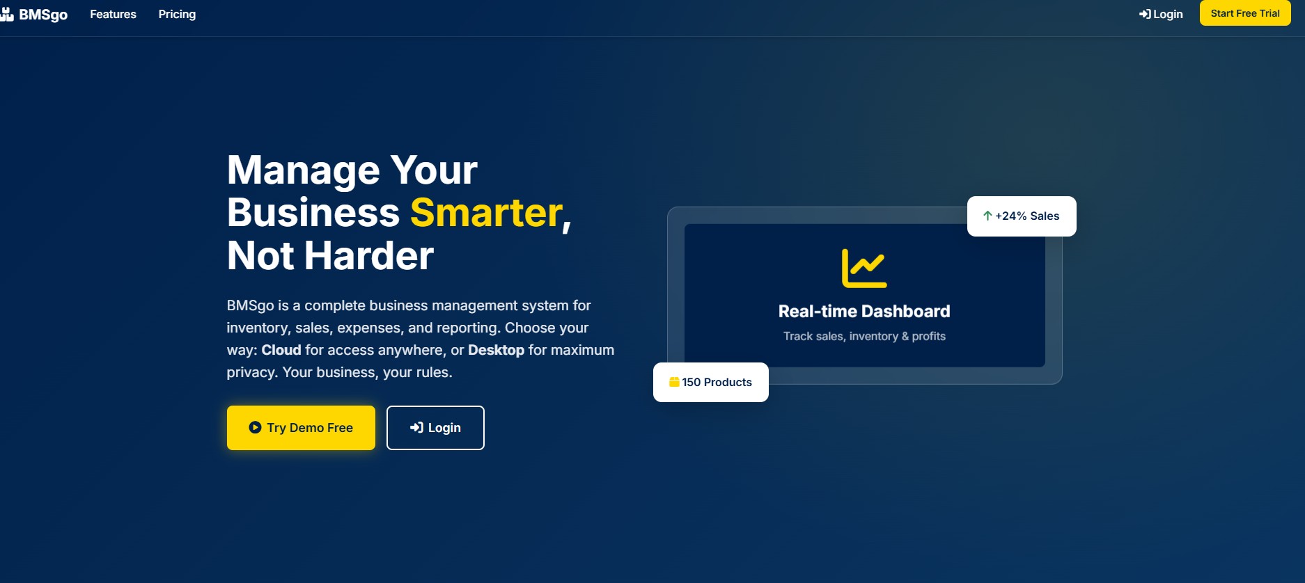 BMsGo - Business Management System